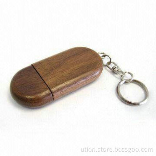 Free Sample Bootable USB Flash Drive in Wooden Design with 1 to 32GB Capacity and USB1.1/2.0
